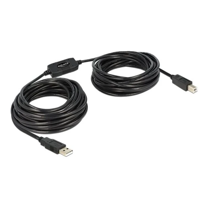 Καλώδιο USB DeLock - USB Typ B to USB - 11 m