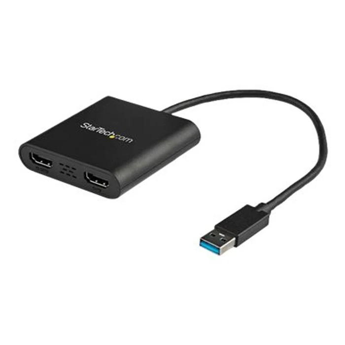 Αντάπτορας USB StarTech USB 3.0 to Dual HDMI Adapter - 4K 30Hz Black