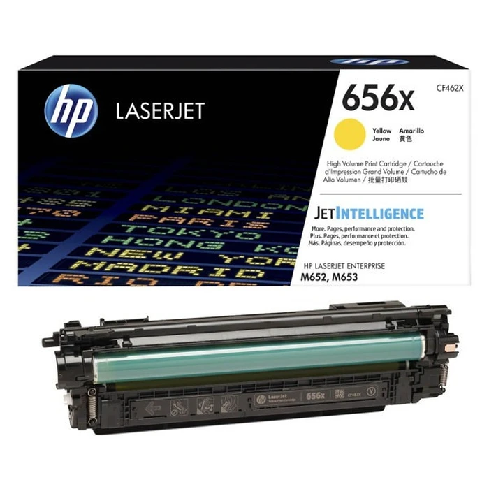 Toner HP 656X - high yield - Yellow - Original - LaserJet (CF462X)