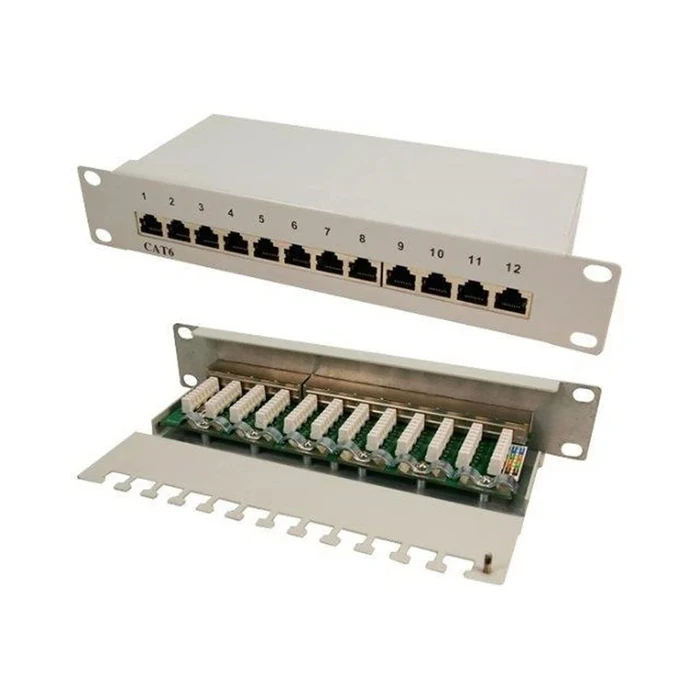 Patch Panel Logilink Desktop - 10" NP0041 CAT6 12-PORT