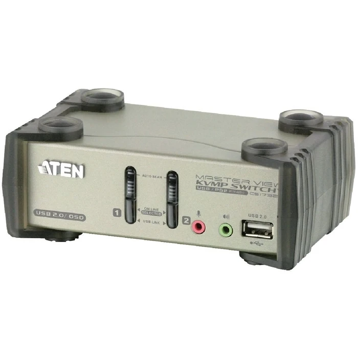 KVM Switch Aten MasterView CS1732B - /Audio-/USB-Switch - 2 ports