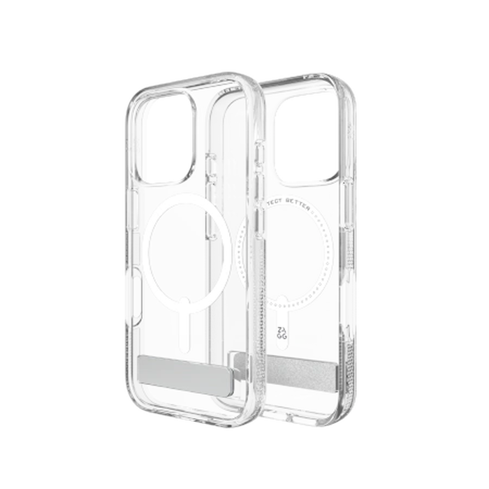 ZAGG Crystal Palace Snap Kickstand Apple iPhone 16 Pro MagSafe (clear)