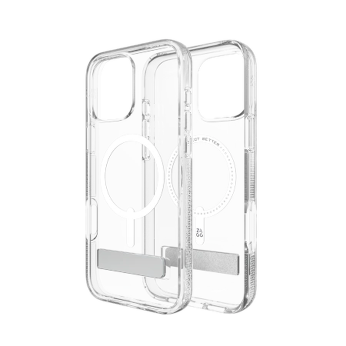 ZAGG Crystal Palace Snap Kickstand Apple iPhone 16 Pro Max MagSafe (clear)