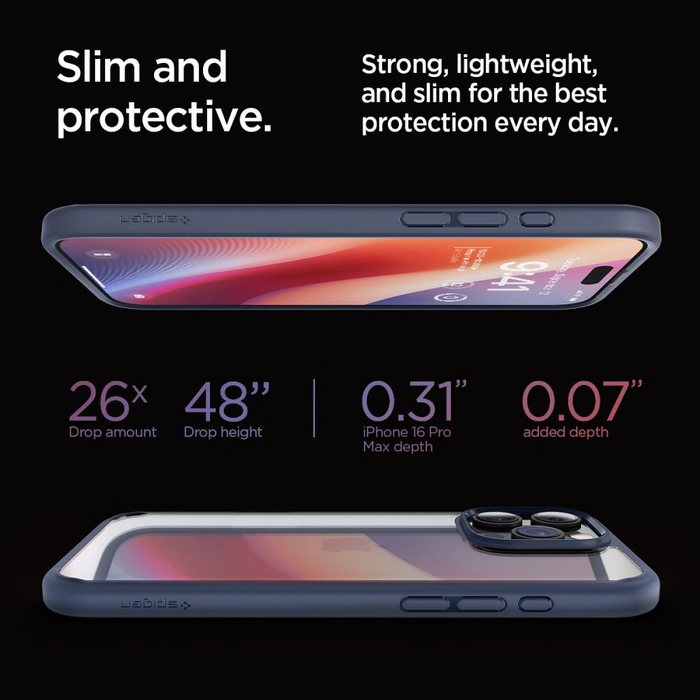 Spigen Ultra Hybrid Apple iPhone 16 Pro Max Navy Blue