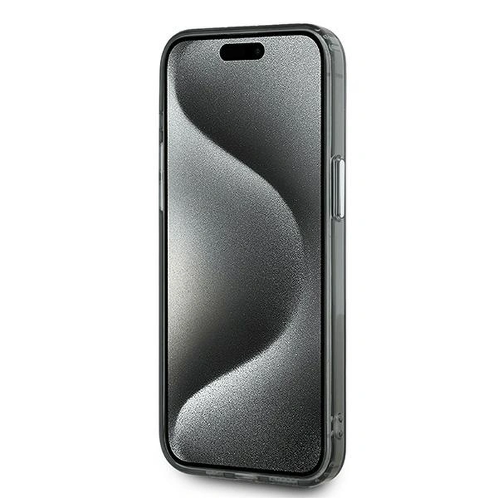 Karl Lagerfeld KLHMP15LHMCKMHK Apple iPhone 15 Pro IML Monogram Karl&Choupette Head MagSafe black