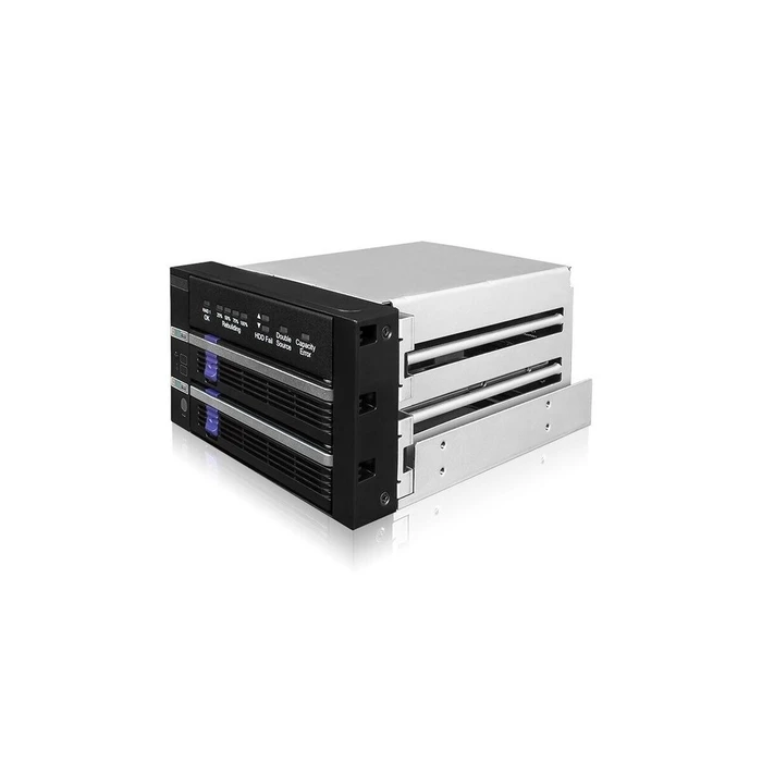 Θήκη για Σκληρό Δίσκο Icy Dock 2x 2.5"/3.5" SATA HDD/SSD RAID 1 in 2x 5.25" bla