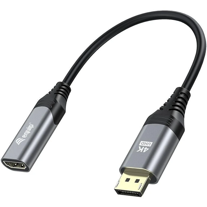 Καλώδιo DisplayPort Equip ->HDMI 1.2 St/Bu 4K/60Hz gray