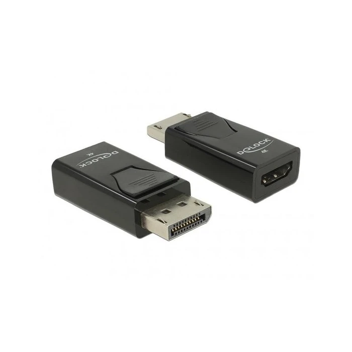 Αντάπτορας DisplayPort Delock 1.2 St -> HDMI Bu 4K Passiv Black