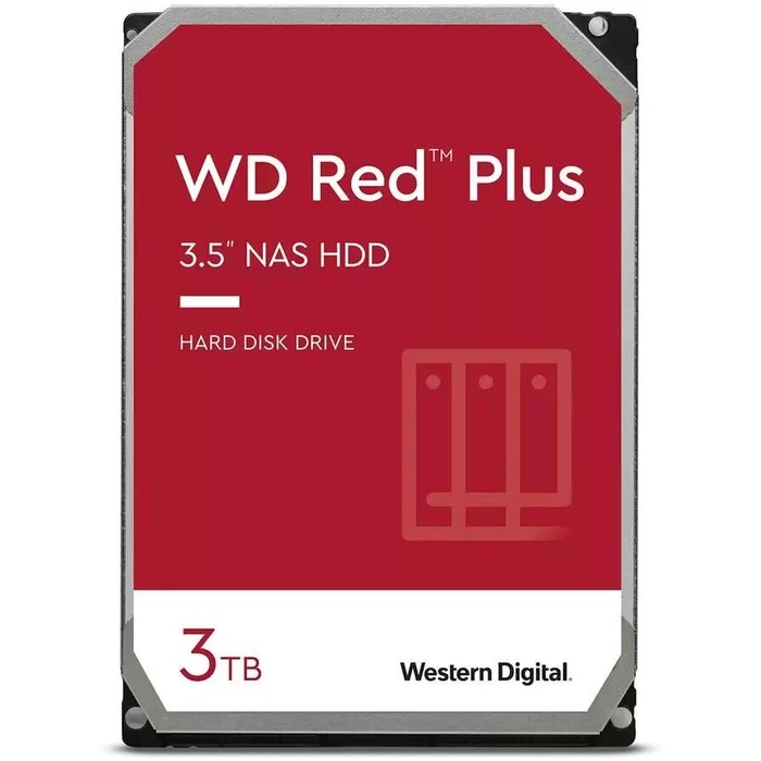 Σκληρός Δίσκος 3.5" WD Red Plus 8.9cm 3TB SATA3 5400 256MB WD30EFPX