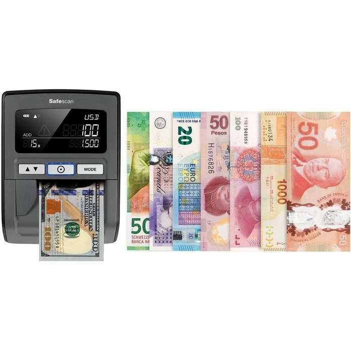 Ανίχνευσης Πλαστών Safescan 185-S black Automatic bill validator