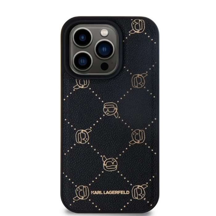 Karl Lagerfeld KLHMP15LPGKHPHK Apple iPhone 15 Pro MagSafe Karl Head black