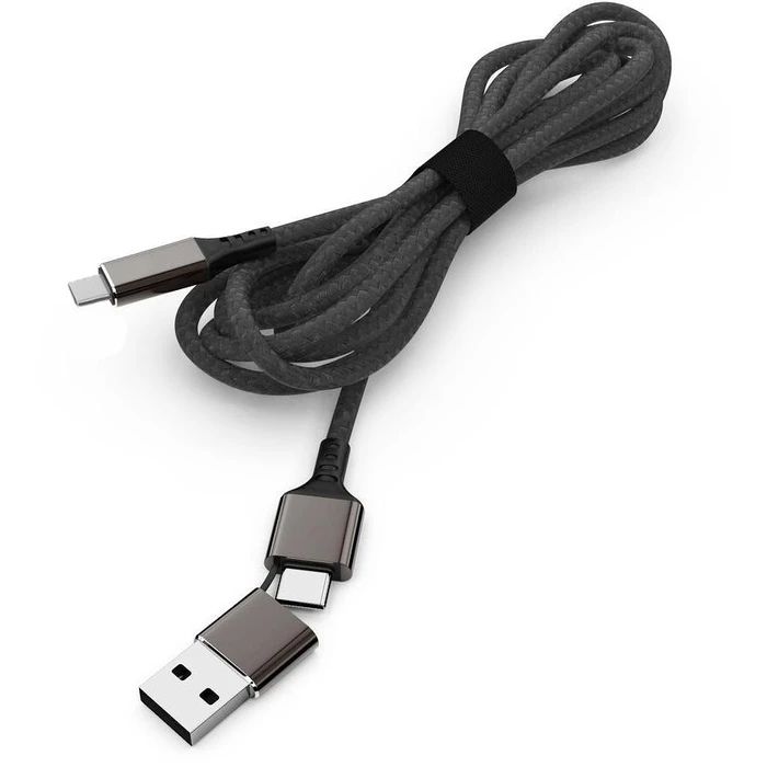 Καλώδιο USB Smrter SPEEDY Daten-& Typ USB-C, 100cm, black