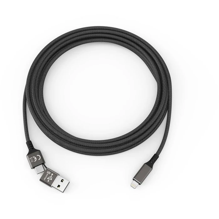 Καλώδιο USB Smrter SPEEDY Daten-& Typ Lightning, 100cm, black