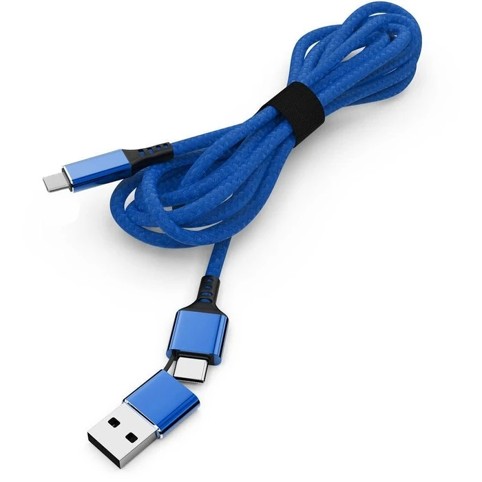 Καλώδιο USB Smrter SPEEDY Daten-& Typ USB-C, 100cm, blue