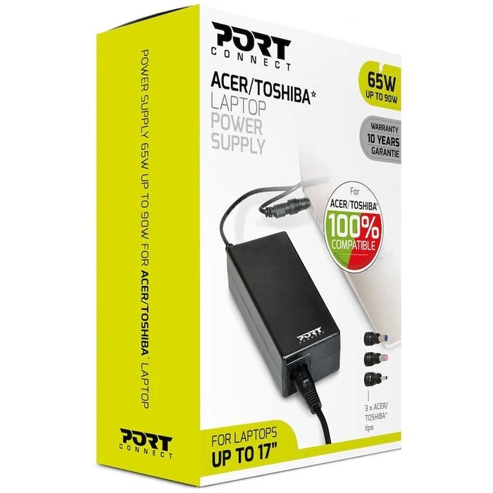 Φορτιστής Laptop Port 65 W - Acer/TOSHIBA - EU
