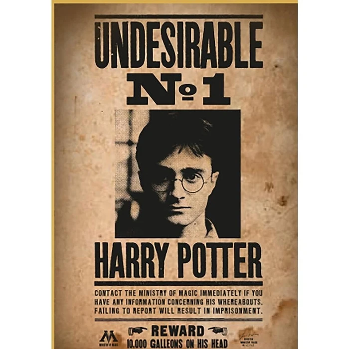 Παζλ Thumbs up! Harry Potter "Wanted No.1" 50 pieces