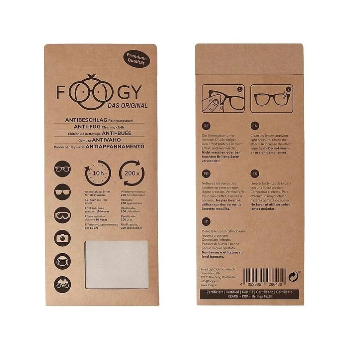 Καθαριστικό Foogy glasses anti-fog and cleaning cloth microfiber