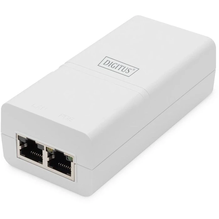 PoE Injektor Digitus Gigabit Ethernet 802.3at 30W White