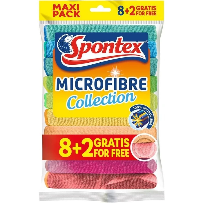 Πανία Καθαρισμού Spontex Microfibre 10er Pack