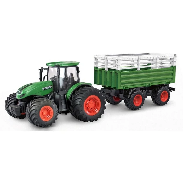 Τηλεκατευθυνόμενο Amewi Traktor with livestock transporter LiIon 500mAh green/6+