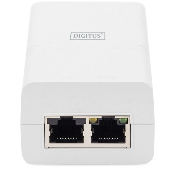 PoE Injektor Digitus Gigabit Ethernet 802.3at 30W White