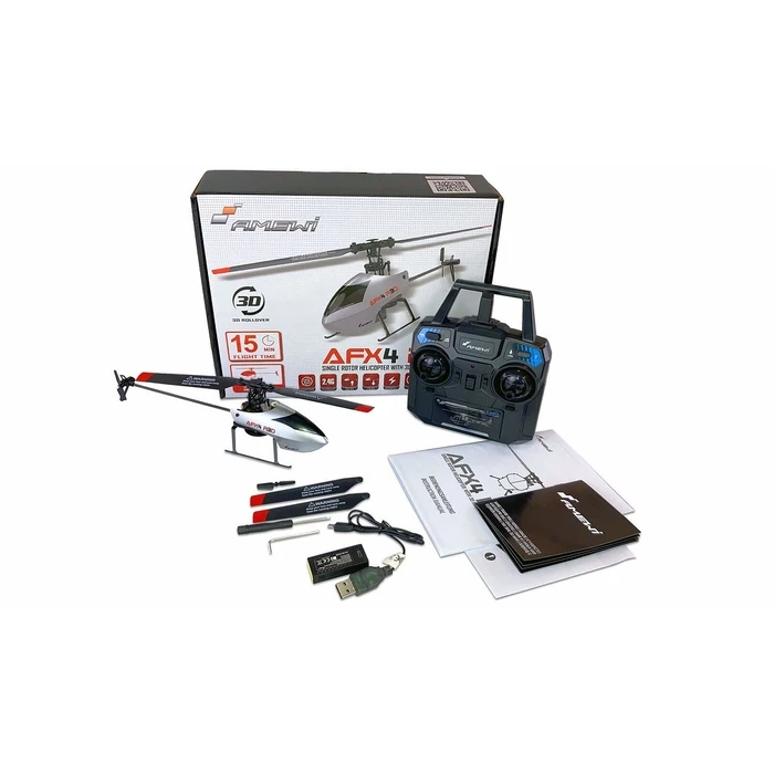 Τηλεκατευθυνόμενο Amewi AFX4 R3D Li-Po 300mAh silber/14+