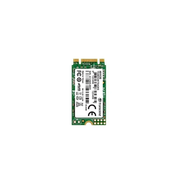 Σκληρός Δίσκος M.2 SSD 480GB Transcend MTS420S (2242) 3D NAND, SATA3