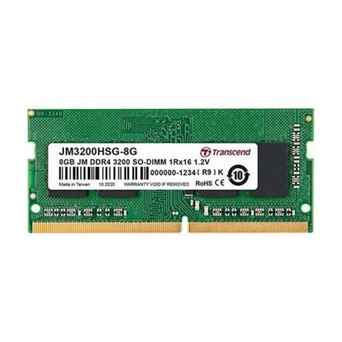 Μνήμη RAM Φορητού DDR4 8GB SO 3200 CL22 Transcend JetRam, JM3200HSG-8G