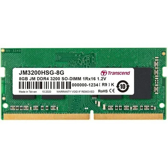 Μνήμη RAM Φορητού DDR4 8GB SO 3200 CL22 Transcend JetRam, JM3200HSG-8G