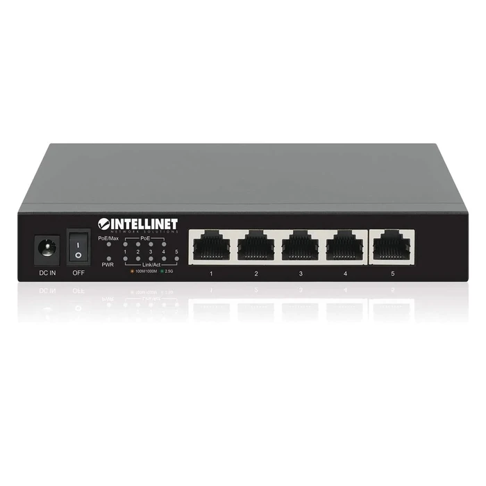 Network Switch Intellinet 5-Port 2,5G Ethernet PoE+ 55 W 4xPSE Ports