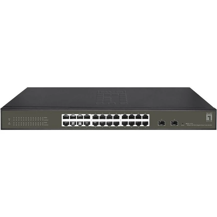 Network Switch LevelOne 24x GE GES-2126 2xGSFP 19" Hilbert