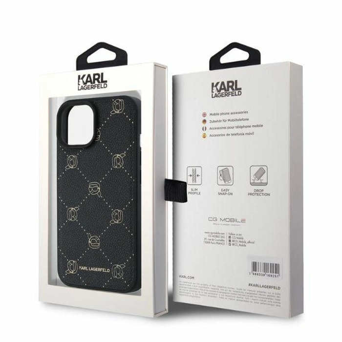 Karl Lagerfeld KLHMP15SPGKHPHK Apple iPhone 15 MagSafe Karl Head black