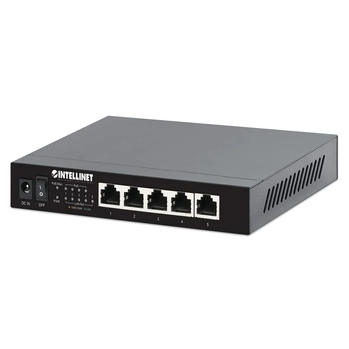 Network Switch Intellinet 5-Port 2,5G Ethernet PoE+ 55 W 4xPSE Ports