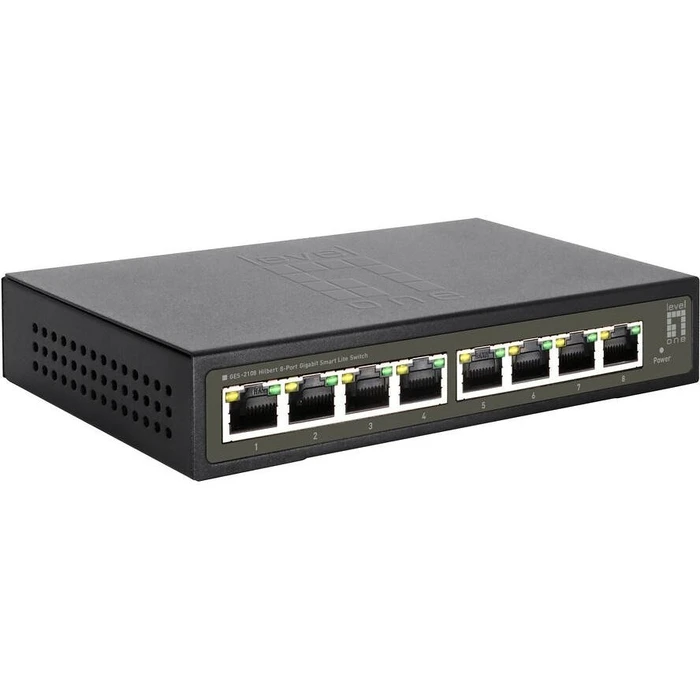 Network Switch LevelOne 8x GE GES-2108 Hilbert
