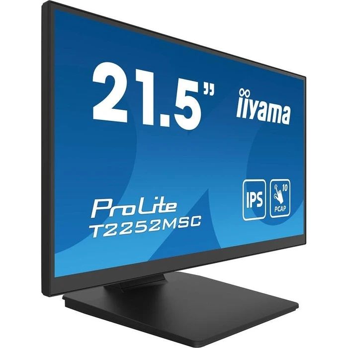 Monitor 21,5" Iiyama 54.5cm T2252MSC-B2 16:9 M-Touch HDMI+DP