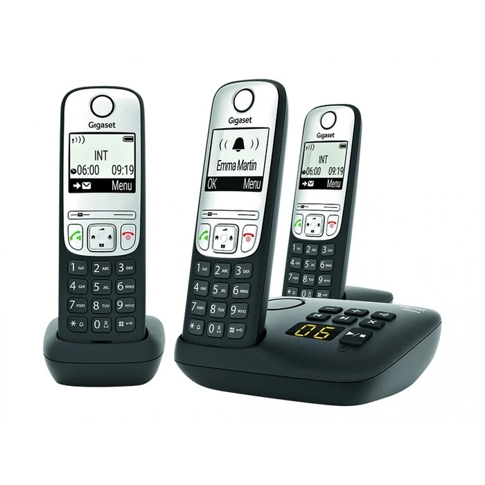 Ασύρματο Τηλέφωνο Gigaset AS690A Trio Black int.