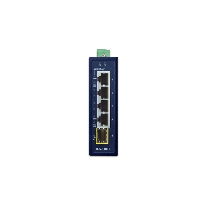 Network Switch Planet Industrial 4-Port GE + Port 100/1000X SFP
