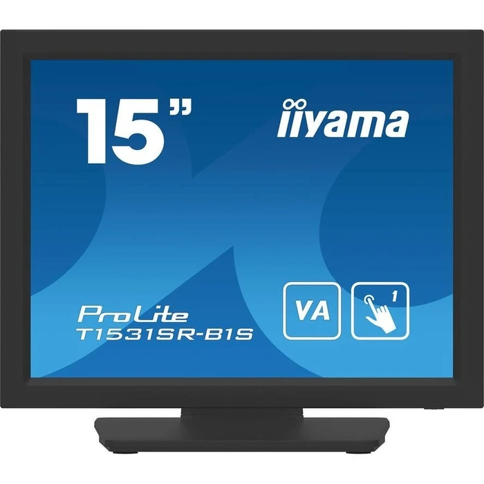 Monitor 15" Iiyama 38.0cm T1532MSC-B1S 4:3 M-Touch HDMI+DP TN