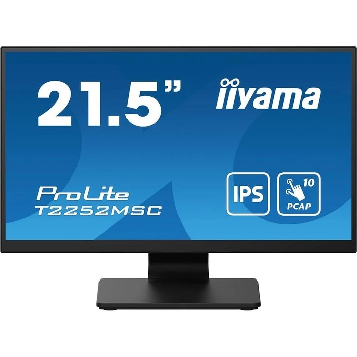 Monitor 21,5" Iiyama 54.5cm T2252MSC-B2 16:9 M-Touch HDMI+DP