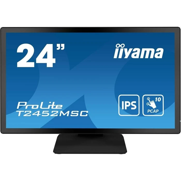 Monitor 23,8" Iiyama 60.5cm T2452MSC-B1 16:9 M-Touch HDMI+USB IPS