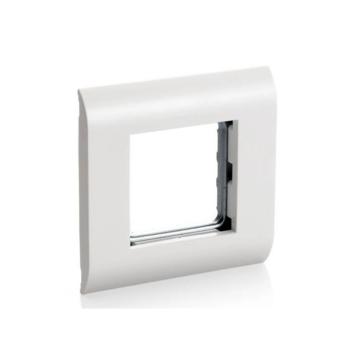 Πρίζα Δικτύου Equip box Frontplatte French Modular 45x45 RAL9010 polybag(White)