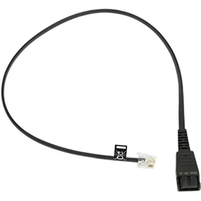 Καλώδιο Τηλεφωνικό Jabra QD -> RJ10 0,5m glatt (Snom 320,360,370)