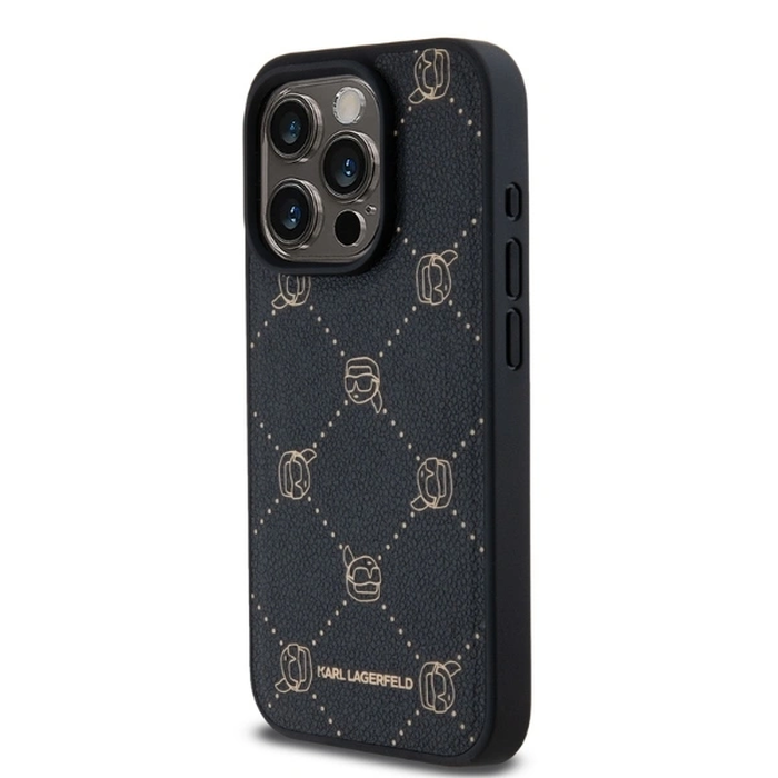 Karl Lagerfeld KLHMP15XPGKHPHK Apple iPhone 15 Pro Max Magsafe Karl Head black