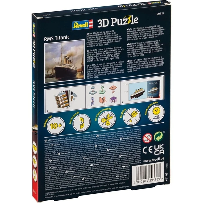 Puzzle 3D Revell RMS Titanic
