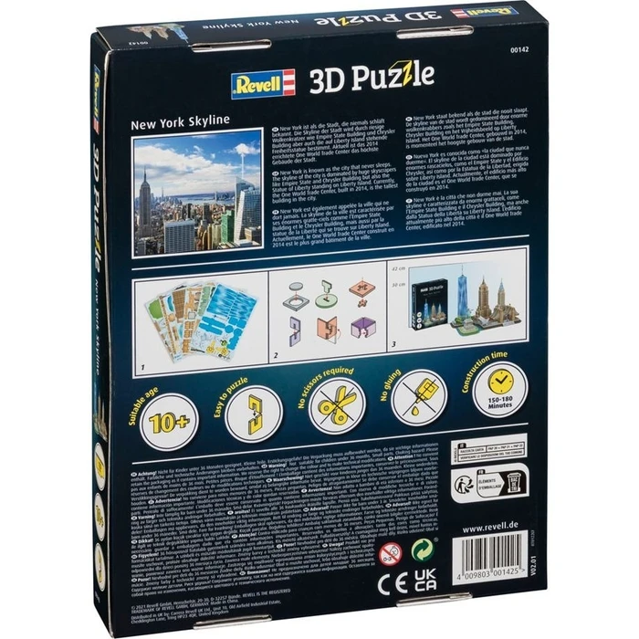 Puzzle 3D Revell New York Skyline
