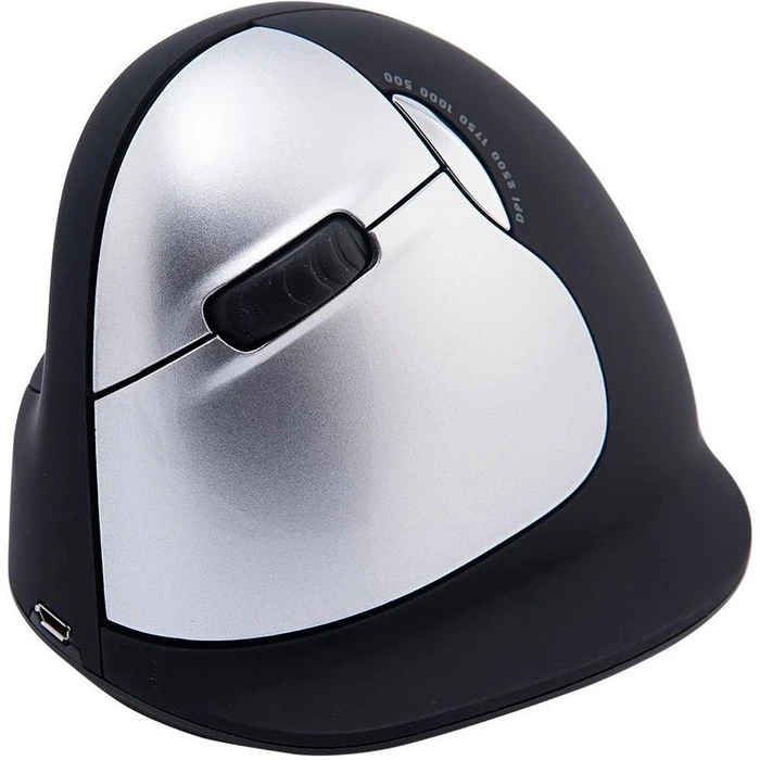 Ποντίκι Ασύρματο R-Go Maus HE ergonomisch Black/silver(Ανοιχτή/Ταλαιπωρημένη Συσκευασία)