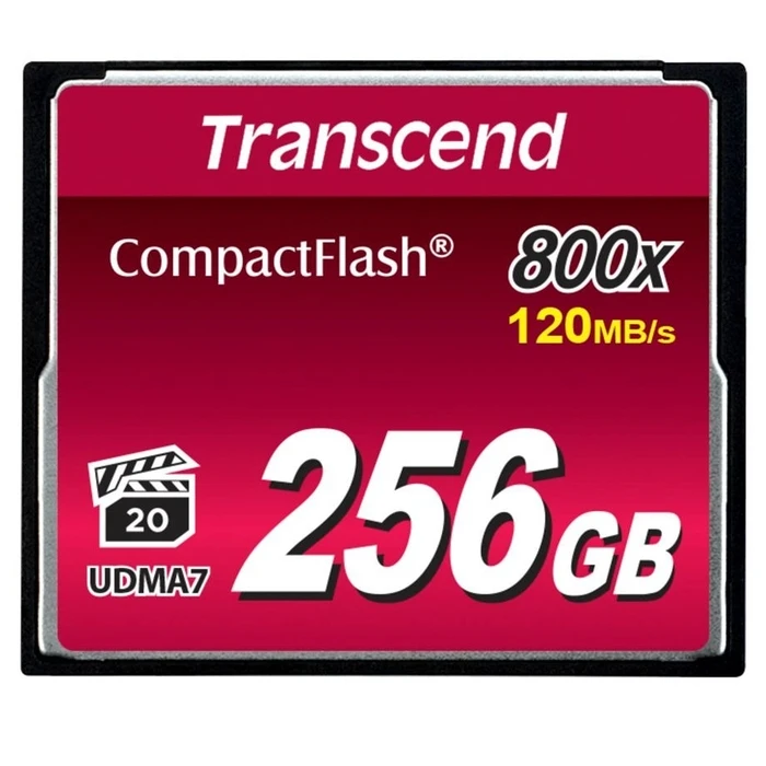 Compact Flash 256GB Transcend 800x