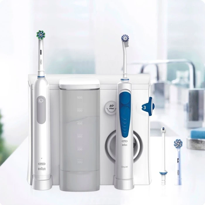 Ηλεκτρική Οδοντόβουρτσα Oral-B Center OxyJet Oral Irrigator + Oral-B Pro 1
