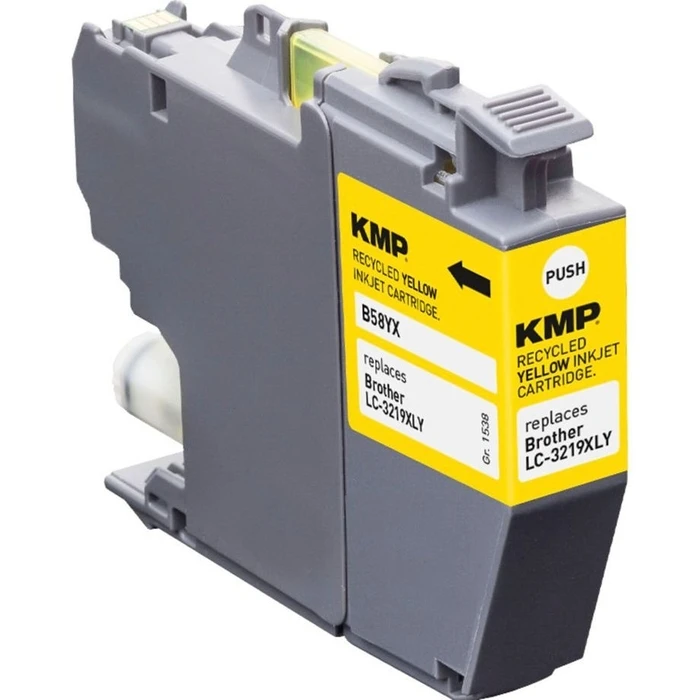 Μελάνι Εκτυπωτή KMP B58YX Yellow comp. with Brother LC-3219XLY