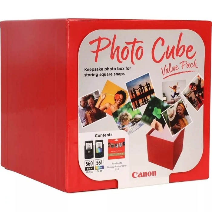 Μελάνι Εκτυπωτή Canon PG-560 / CL-561 Photo Cube Value PP-201 40 sh.